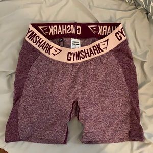 PURPLE FLEX GYMSHARK SHORTS